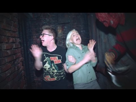 ICYMI: YouTube Stars Tyler Oakley & Hannah Hart Get The CRAP Scared Out Of Them In A Haunted House!