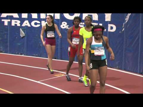 Girls 60m Freshman Prelim Heat 1 - New Balance Nationals Indoor 2014