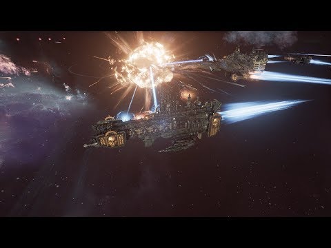 Space Marines (Dark Angels) vs TAU Empire! Rank 117 - Battlefleet Gothic Armada