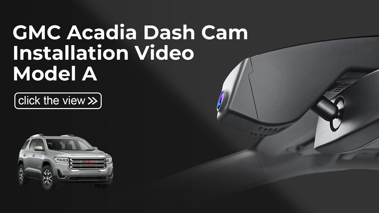  GMC Acadia Gen2 2017-2023 Mangoal OEM Dash Cam Installation | Model A (014D)