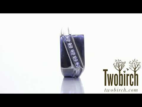 0.5ct. Five Stone Channel Set Men's Wedding Ring - TwoBirch TB-GR-0020-WG-H