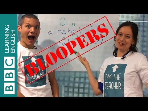 教師の部屋。言葉のストレスを教える - BLOOPERS! (The Teachers' Room: Teaching word stress - BLOOPERS!)