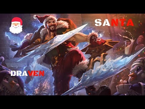 NEW SKINS FOR PATCH 7.24, SANTA DRAVEN | League of Legends