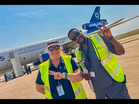 The Exclusive tour of the unique & magical ORBIS Flying Eye Hospital while on a mission in Rwanda!