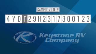 Keystone RV - Your RVs VIN. What does it actually mean