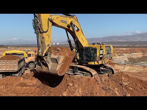 Caterpillar 6015B Excavator Loading Mercedes And Man Trucks - Sotiriadis Mining Works