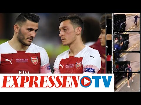 Filmen på knivattacken mot Mesut Özil och Sead Kolasinac