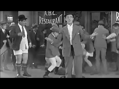 Laurel & Hardy Fighting Among Friends with "Sharp Pressed Man" @MetroCinemaArchive #laurelandhardy