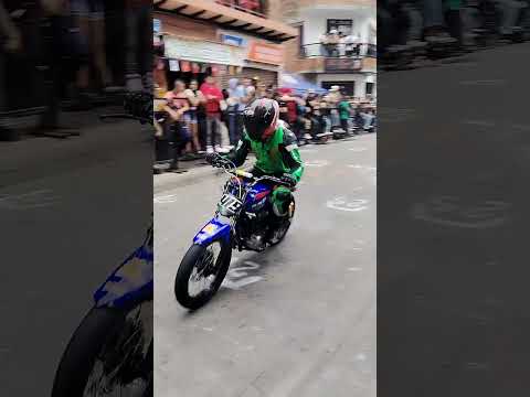 carrera categoría Ax circuito callejero La Merced Caldas.