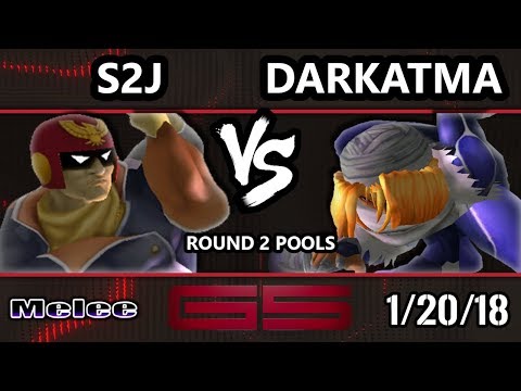 GENESIS 5 SSBM - Tempo | S2J (Captain Falcon) VS Darkatma (Sheik) - Smash Melee Singles