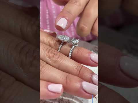 Halo VS Non Halo Engagement Ring Face Off