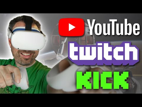 How to LIVESTREAM Quest 2 Gameplay to TWITCH or YOUTUBE and KICK too!!! - The Quick and Easy Way