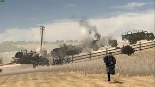 Company of Heroes Back to Basics Mod Invasion of Normandy Campaign Gameplay no Commentary Part 12