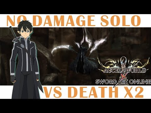 Kirito vs Death Lv1100 x2 [No Damage Solo] - Accel Sword