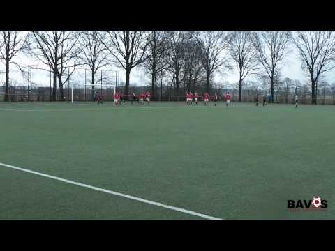 Bavos C1 - SJVV C1 - Vrije trap Loek van den Waardenburg