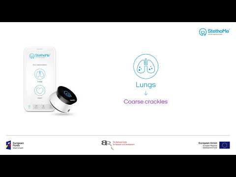 Lungs auscultation - coarse crackles #1