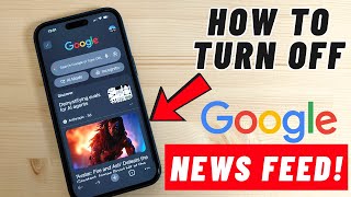 How to TURN OFF Chrome & Google News Feed (Discover) on iPhone