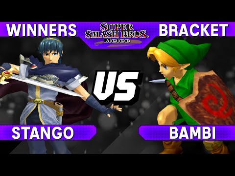 Smash Melee - Stango (Marth) vs Bambi (Y.Link) - S@LT 200 Winners Bracket