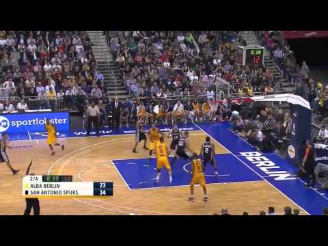 San Antonio Spurs vs Alba Berlin Highlights (8/10/2014)