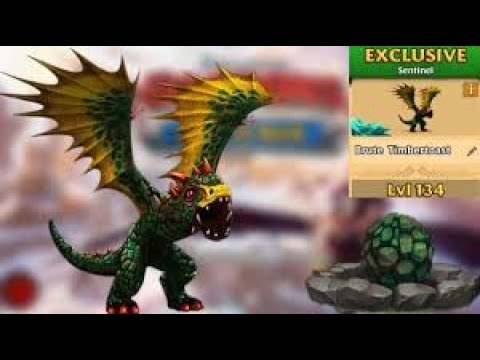 Brute Timbertoast (Exclusive sentinel) Dragons - Rise of berk (Green death collection)