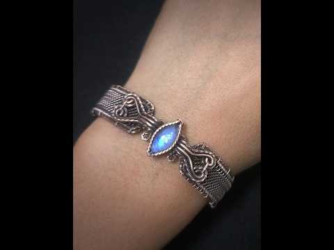 Wire wrap bracelet tutorial #wirewrapped