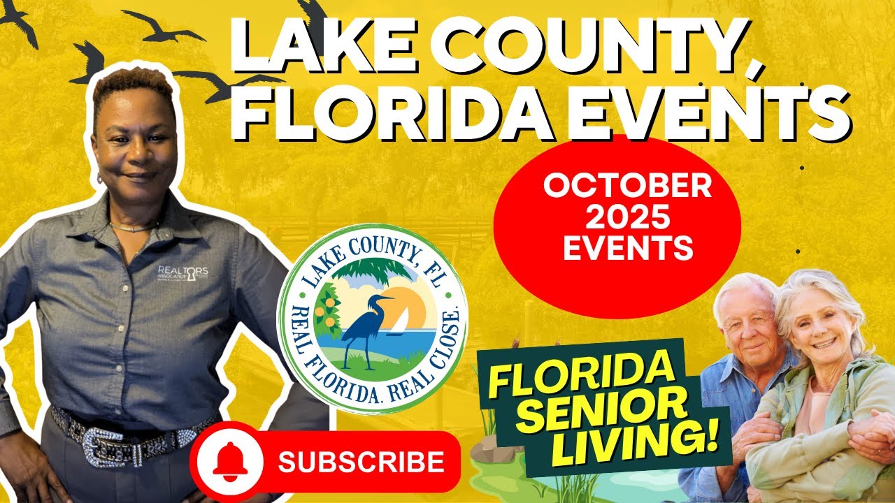 October 2025 Calendar Of Events Lake County, Florida.