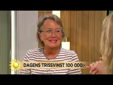 Triss: Monika vinner 100 000 kr - Nyhetsmorgon (TV4)
