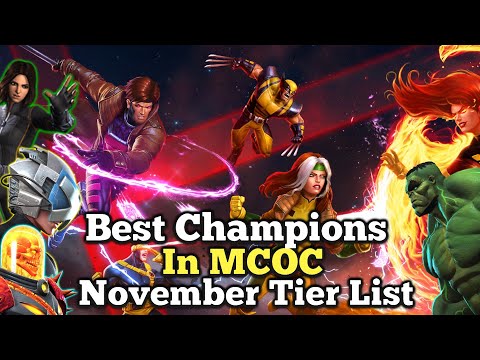 Best Champions In Marvel Contest Of Champions | November 2020 MCOC Tier List | Best Champions Ranked