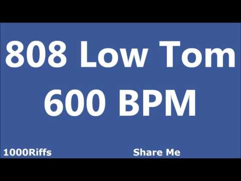 808 Low Tom Metronome : 600 BPM