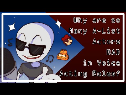 Why are Celebrity Voice Casts so bad?