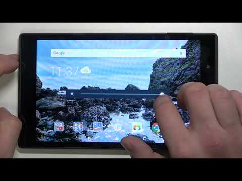How to Change Brightness Level on LENOVO TAB 4 8 - Adjust Brightness