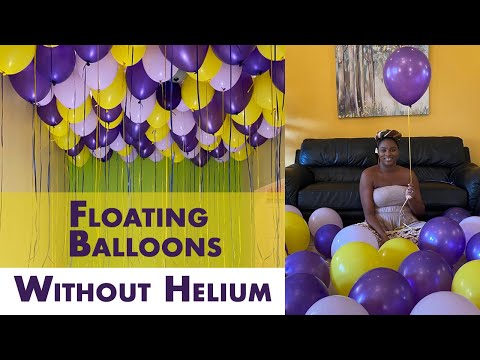 YouTube video about: How many balloons to decorate a room?