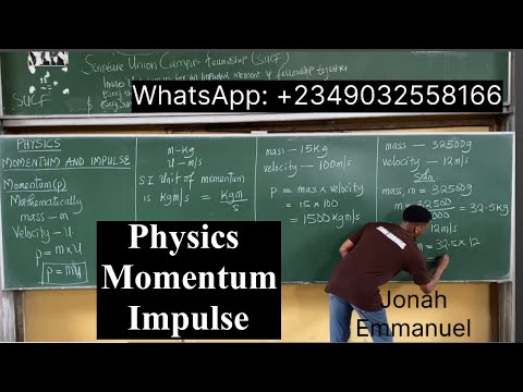 MOMENTUM AND IMPULSE Physics | Jamb Physics tutorial 2024 | WAEC Physics tutorial #excellenceacademy