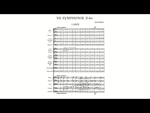 Bruckner: Symphony No. 7 in E major, WAB 107 [Original version; 1883] (with Score)