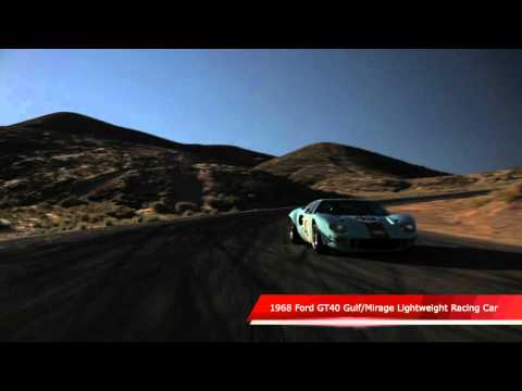 1968 Ford GT40 Gulf/Mirage Lightweight Racing Car - Short Version