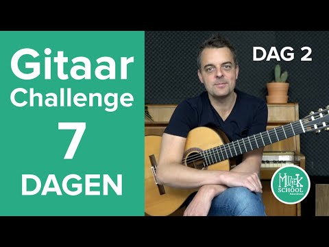 Gitaarles 2 | Gitaar Leren Spelen | Eerste 2 akkoorden Am en Em | Gitaarles