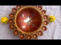 Beautiful Surbhi Urli Decoration With Mirrors Festival Diy Diwali Diy Vintage Arts