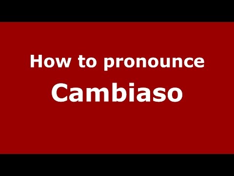 How to pronounce Cambiaso (Spanish/Argentina) - PronounceNames.com
