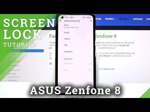 How to Set Up Screen Lock in ASUS Zenfone 8 – Change Screen Lock