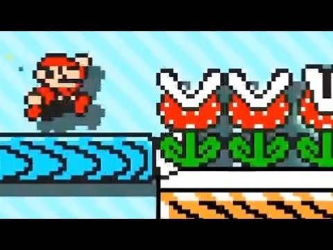 Super Mario Maker 2 🔧 Snowy Piranha Platforms 🔧 January 12