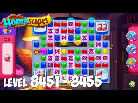 Homescapes level 8451 8452 8453 8454 8455 🏡 Gameplay Walkthrough (Android, iOS) Playrix