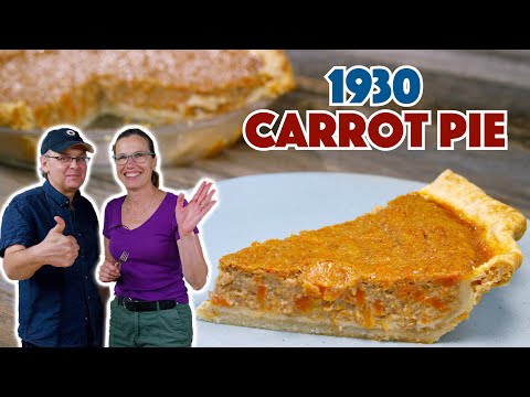 1930 Carrot Pie Recipe - Old Cookbook Show - Glen And Friends Cooking
