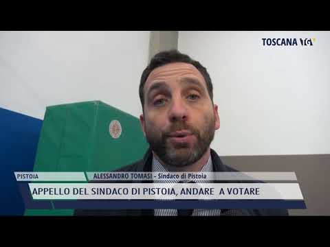 2022-04-01 PISTOIA - APPELLO DEL SINDACO DI PISTOIA, ANDARE  A VOTARE