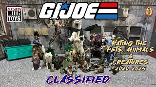 GI Joe Classified Pets, Animals & Creatures 2020-2025 Ratings