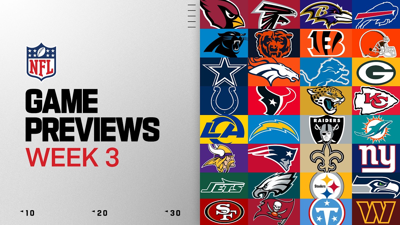 Full Week 3 Game Previews | 2026 Season