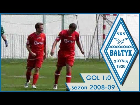 Bałtyk Gdynia - Astra Ustronie Morskie 3:1 /30.05.2009/ gol 1:0 B. Adamus