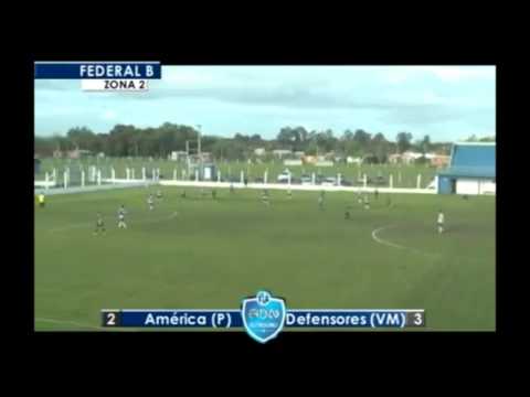 Federal B  - América (Gral. Pirán) 2   Defensores (Valeria del Mar) 3