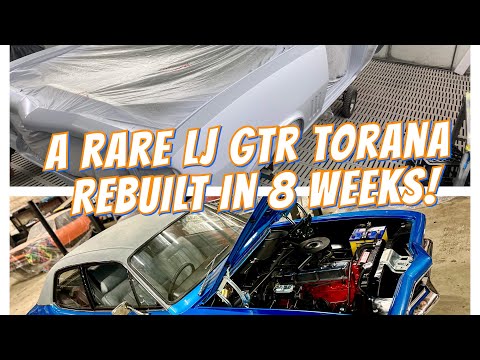 Watch a full restoration that took 8 week from a painted shell to a turn key LJ GTR Torana.