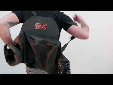 How to assemble & disassemble the BLACK+DECKER® 3 in 1 Backpack Blower Vac vacuum tube