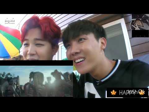 Jhope y Jimin reaccionan - Mont Pantoja - Uy K Raro (Official Video)🐧